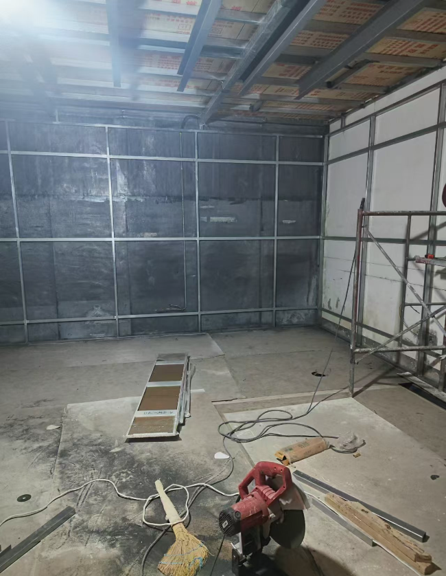 乌兰察布SRT室治疗室铅板施工